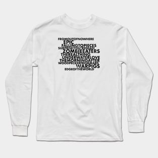 Real Thing Tracklist Long Sleeve T-Shirt